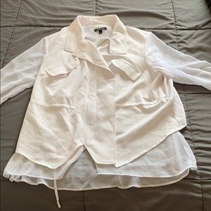 Lane Bryant size 12 ivory jacket